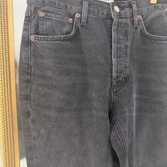 Agolde Riley Crop button down jeans - Picture 6 of 13